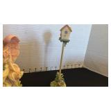 Seraphim Classics Amelia Eternal Bloom and garden of angel bird house