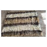 Fabulous Fur faux fur blanket 74x60 and full/queen quilt and 2 pillows
