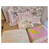 5 pink pillow shams