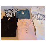 Ladies shirts, L and XL.