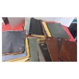 Leather sample pieces