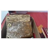 Leather and animal sample pieces