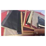 Leather Swatch Sample Set with Grommets