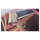 Leather Swatch Sample Set with Grommets