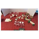 Lenox hummingbird ornament with COA, dep.56 accessories and more one is broken