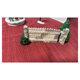 Lenox hummingbird ornament with COA, dep.56 accessories and more one is broken