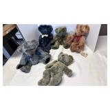 Stuffed bears some with coa