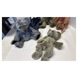 Stuffed bears some with coa