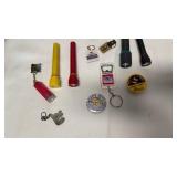 Flashlights and key chains