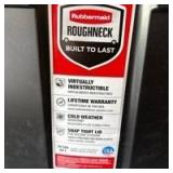 3 Rubbermaid tubs with lids