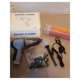 Mini vacuum cleaner with attachments and a neck cooling towel