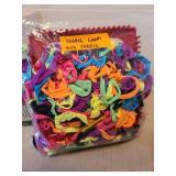 Fabric loom and fabric, paint your own mermaid toy, spongy farm animals.