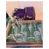 Crown Royal bags and drinkware