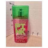 Pink by Victorias Secret, half full