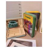 Disney lithographs, Disney collector pins, small jewelry box, more