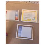 Disney lithographs, Disney collector pins, small jewelry box, more