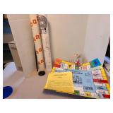 Heritage of Salina board game, doodle art