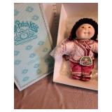 Porcelain Cabbage Patch Mai Ling doll, 16in tall