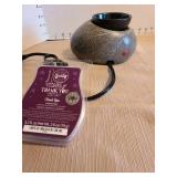 Scentsy warmer rock shapewith wax melts