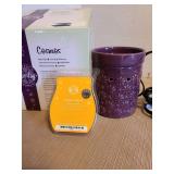 Scentsy Cosmos wax warmer, NIB, plus wax melts