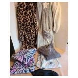 Girls robes, pajamas, size M, sleep mask