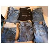 Girls jeans, size 8, 10, 12.