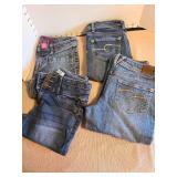 Girls jeans, size 10 and 12.