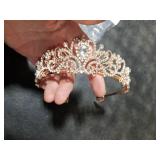 Didder Rose Gold Crystal Tiara Crown Headband Princess Elegant Crown with combs for Women Girls Bridal Wedding Prom Birthday Party Didder Rose Gold Crystal Tiara Crown Headband Princess Elegant Crown with combs for Women Girls Bridal Wedding Prom Birthday Party