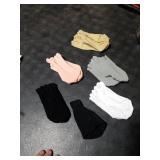 Abeillo 5 Pairs Orthopedic Toe Compression Socks for Bunion, Low Cut Liner Five Finger Socks No Show with Gel Tab Athletic Breathable Toe Separator Sock for Women Abeillo 5 Pairs Orthopedic Toe Compression Socks for Bunion, Low Cut Liner Five Finger Socks No Show with Gel Tab Athletic Breathable Toe Separator Sock for Women