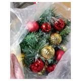 Beinhome 6 Ft Pre-Lit Christmas Garland, Artificial Christmas Hanging Garland with Lights Timer, Red Gold Glitter Ball Decoration for Home Stairs Table Fireplace Xmas Holiday Festival Decor Beinhome 6 Ft Pre-Lit Christmas Garland, Artificial Christmas Hanging Garland with Lights Timer, Red Gold Glitter Ball Decoration for Home Stairs Table Fireplace Xmas Holiday Festival Decor