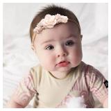 Utaly Flower Headband for Baby Girls 3pcs Elastic Baby Girl Floral Crown Newborn Infant Toddler Hair Accessories Utaly Flower Headband for Baby Girls 3pcs Elastic Baby Girl Floral Crown Newborn Infant Toddler Hair Accessories