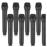 Exclaith 8 Pack Fake Microphone Prop Bulk Fun Stage Mics Toy Pretend Plastic Microphone Toy for Karaoke, Halloween, Stage Costume Favors, Birthday Party, Simulate Speech Practice Exclaith 8 Pack Fake Microphone Prop Bulk Fun Stage Mics Toy Pretend Plastic Microphone Toy for Karaoke, Halloween, Stage Costume Favors, Birthday Party, Simulate Speech Practice
