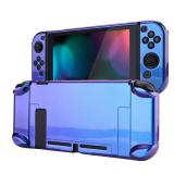 eXtremeRate PlayVital Glossy Back Cover for Nintendo Switch Console, Joycon Separable Protector Hard Shell, Dockable Protective Case for Nintendo Switch - Chameleon Purple Blue (NOT for Switch 2) eXtremeRate PlayVital Glossy Back Cover for Nintendo Switch Console, Joycon Separable Protector Hard Shell, Dockable Protective Case for Nintendo Switch - Chameleon Purple Blue (NOT for Switch 2)