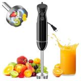 Bonsenkitchen Hand Blender, Immersion Blender with 2 Mixing Speed, Electric Handheld Mixer Portable Stick Mixer with Stainless Steel Blades for Soup, Smoothie, Puree, Baby Food Bonsenkitchen Hand Blender, Immersion Blender with 2 Mixing Speed, Electric Handheld Mixer Portable Stick Mixer with Stainless Steel Blades for Soup, Smoothie, Puree, Baby Food
