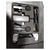 PQRQP 3 in 1 Professional Wireless Lavalier Microphone for iPhone, Android, Camera, Wireless Microphones, Mini Microphone, Crystal Clear Sound Quality for Recording, Live Streaming, Microphone Clips PQRQP 3 in 1 Professional Wireless Lavalier Microphone for iPhone, Android, Camera, Wireless Microphones, Mini Microphone, Crystal Clear Sound Quality for Recording, Live Streaming, Microphone Clips