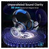 Fachixy FC-100 Wireless Gaming Headset for PS5, PS4, Switch - Gaming Headphones with Lossless Audio & 50Hrs Battery Life - Gamer Headset with Microphone for Mac, Laptop, Mobile Fachixy FC-100 Wireless Gaming Headset for PS5, PS4, Switch - Gaming Headphones with Lossless Audio & 50Hrs Battery Life - Gamer Headset with Microphone for Mac, Laptop, Mobile