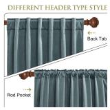 StangH Nursery Kids Velvet Curtains 96 inch - Stone Blue Room Darkening Thermal Insulated Curtains for Living Room, Home Decor for Party Backdrop, W52 x L96, 1 Panel StangH Nursery Kids Velvet Curtains 96 inch - Stone Blue Room Darkening Thermal Insulated Curtains for Living Room, Home Decor for Party Backdrop, W52 x L96, 1 Panel