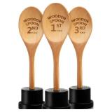 3 Pieces Golden Spoon Award Trophies Set Chili Cook off Wood Spoon Prizes Wooden Laser Engraved with Wooden Trophy Base Cooking Baking Gifts for Bake off Chili(8.66'') 3 Pieces Golden Spoon Award Trophies Set Chili Cook off Wood Spoon Prizes Wooden Laser Engraved with Wooden Trophy Base Cooking Baking Gifts for Bake off Chili(8.66'')