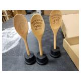 3 Pieces Golden Spoon Award Trophies Set Chili Cook off Wood Spoon Prizes Wooden Laser Engraved with Wooden Trophy Base Cooking Baking Gifts for Bake off Chili(8.66'') 3 Pieces Golden Spoon Award Trophies Set Chili Cook off Wood Spoon Prizes Wooden Laser Engraved with Wooden Trophy Base Cooking Baking Gifts for Bake off Chili(8.66'')