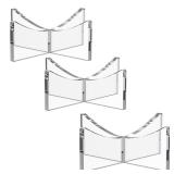 Ultra-Clear Acrylic Sports Ball Display Stand (3-Pack), Thick Shatterproof Holder for Softball, Baseball, Golf Ball & Memorabilia Small Size 1.97 x 1.1 inch Ultra-Clear Acrylic Sports Ball Display Stand (3-Pack), Thick Shatterproof Holder for Softball, Baseball, Golf Ball & Memorabilia Small Size 1.97 x 1.1 inch