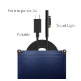 MOCOST Microsoft Surface Connect to USB-C PD 15V Charging Cable Compatible for Microsoft Surface Pro Series, Surface Book Series, Surface Laptop Series, Surface Go (Male USBC) MOCOST Microsoft Surface Connect to USB-C PD 15V Charging Cable Compatible for Microsoft Surface Pro Series, Surface Book Series, Surface Laptop Series, Surface Go (Male USBC)