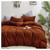 KAREVER Rust Pillowcases Envelope Closure Burnt Orange Pillow Covers Pack of 2 Solid Rust Bed Pillow Pillowcases Standard Pillowshams 20X26 KAREVER Rust Pillowcases Envelope Closure Burnt Orange Pillow Covers Pack of 2 Solid Rust Bed Pillow Pillowcases Standard Pillowshams 20X26