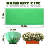 EYNDYN 8 Pcs Plant Covers Frost Protection 39.3 x 19.6 Winter Shrub Protection Bags Reusable Plants Jacket Wraps with Drawstring Frost Blanket for Winter Outdoor Garden Rose Flower Bush Plants EYNDYN 8 Pcs Plant Covers Frost Protection 39.3 x 19.6 Winter Shrub Protection Bags Reusable Plants Jacket Wraps with Drawstring Frost Blanket for Winter Outdoor Garden Rose Flower Bush Plants