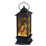 DRomance Nativity Music Snow Globe Lantern with Timer Battery Operated & USB Powered Lighted Singing Snow Globe Lamp Spinning Water Swirling Glitters Christmas Decor 4 x 4 x 12 DRomance Nativity Music Snow Globe Lantern with Timer Battery Operated & USB Powered Lighted Singing Snow Globe Lamp Spinning Water Swirling Glitters Christmas Decor 4 x 4 x 12