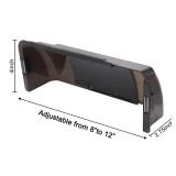 DGQ Unbreakable Air Deflector 8 to 12 Black Adjustable Heat and Air Vent Deflector Magnetic for Floor Registers, Vents, Sidewall, and Ceiling Registers (Pack of 4) DGQ Unbreakable Air Deflector 8 to 12 Black Adjustable Heat and Air Vent Deflector Magnetic for Floor Registers, Vents, Sidewall, and Ceiling Registers (Pack of 4)