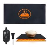 Bread Proofing Warming Mat for Sourdough, Sourdough Warming Mat - 59-140°F Adjustable Thermostat Electric Dough Riser Heating Mat, Dough Mat Heated (10 x 21) - XL Bread Proofing Mat Bread Proofing Warming Mat for Sourdough, Sourdough Warming Mat - 59-140°F Adjustable Thermostat Electric Dough Riser Heating Mat, Dough Mat Heated (10 x 21) - XL Bread Proofing Mat