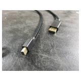 Silkland 16K Mini DisplayPort to DisplayPort 2.1 Cable, [16K@60Hz, 8K@120Hz, 4K@240Hz] 80Gbps Bi-Directional, HDR, G-Sync, Mini DP [Thunderbolt 2] for Gaming Laptop, MacBook, Monitor,6.6FT