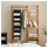 YOUDENOVA Hanging Closet Organizer and Storage, 6-Shelf Closet Hanging Storage Shelves, Grey YOUDENOVA Hanging Closet Organizer and Storage, 6-Shelf Closet Hanging Storage Shelves, Grey