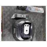 Greadio Boombox CD Player Cassette Player Combo, Boom Box Portable CD Players for Home with Bluetooth, Support AM FM Radio/Remote Control/AUX/USB/Earphone, AC/Battery Operated, LCD Display (Black) Greadio Boombox CD Player Cassette Player Combo, Boom Box Portable CD Players for Home with Bluetooth, Support AM FM Radio/Remote Control/AUX/USB/Earphone, AC/Battery Operated, LCD Display (Black)