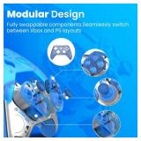 ZD O+ Excellence Wireless PC Controller Modular Design, Hall Effect Joysticks, Remappable Buttons, RGB & Audio Jack for Switch/Switch2, PC, Android, iOS & Steam (Clear Blue) ZD O+ Excellence Wireless PC Controller Modular Design, Hall Effect Joysticks, Remappable Buttons, RGB & Audio Jack for Switch/Switch2, PC, Android, iOS & Steam (Clear Blue)